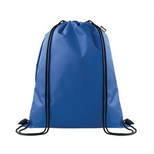 Promotional Eco-friendly Sustainable 420D RPET Printed <b>Drawstring</b> <b>Backpack</b> 34x42cm Carrying Handle for Sports Gym Fitness Use - Product Image 4