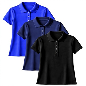 Camisetas de golf para mujer Andrew <span class=keywords><strong>Scott</strong></span> |   Tops de punto ultrasuaves de secado rápido con cuello en V y botones |   Paquetes y colores variados - Product Image 1