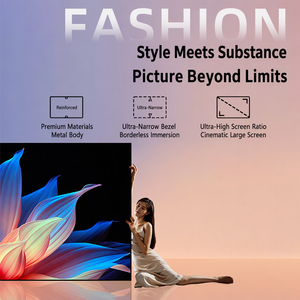 Écran de projection fixe anti-lumière ALR SHENGMU HK-01 Black Crystal 16:9 pour <span class=keywords><strong>cinéma</strong></span> maison - Product Image 2