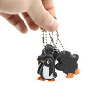 Porte-clés créatif en forme de petits animaux mignons imprimés en 3D, pendentif anti-stress personnalisé, jouet populaire, accessoire de clé, modèle cadeau