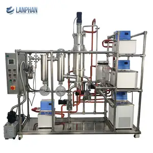 Lanphan laboratório escala cromatografia equipamento molecular para white spirit planta Destilação molecular