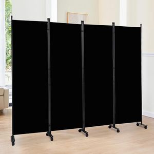 Paravent de <span class=keywords><strong>séparation</strong></span> de pièce 5,5 pieds avec roulettes verrouillables, écran de confidentialité pliable, cloison murale pour la <span class=keywords><strong>séparation</strong></span> des pièces - Product Image 1