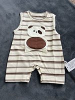 Combinaison fine en coton unisexe pour bébés Summer Infant & adorable barboteuse rayée élégante pour les sorties