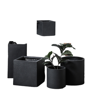 <span class=keywords><strong>Maceta</strong></span> de arcilla de magnesio ecológica moderna, bandeja de flores de gran diámetro, planta verde de gama alta, <span class=keywords><strong>maceta</strong></span> grande de escritorio para sala de estar - Product Image 1