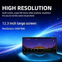 Radio con Pantalla Táctil de 12.3'' para Corolla Cross, Sistema Android con DSP, MP3, Control Central, Navegación GPS, Multi-idioma, 2023