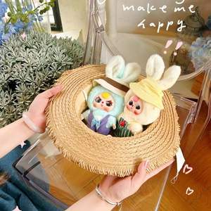 Linda Internet célébrité best-seller Véritable Bébé Trois Macaron Petit Lapin Génération V1 Boîte Aveugle Figurine En Peluche Pendentif - Product Image 2