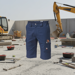 Pantalones Cortos Ttake Talla Regular S Gris, Diseño con Bolsillos Tipo Cargo para Trabajo - Product Image 3