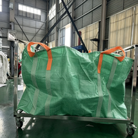 YOUGUAN Sac tubulaire géant en PP personnalisé de 2,0 tonnes pour la collecte des déchets, l'aménagement paysager et les jardins, fond plat 5:1