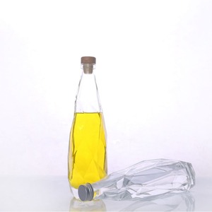 Botellas de Vidrio Transparentes Vacías Personalizadas de Fábrica N.° 1 para Brandy, Whisky, <span class=keywords><strong>Ron</strong></span>, Ginebra, Bebidas y Licores, Selladas con Corcho, Color Personalizado, Precio Económico - Product Image 5