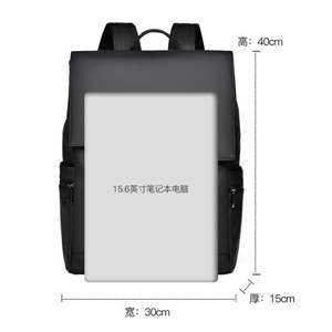 Mochila de Color Sólido Informal Simple Personalizada de Moda de Alta Gama para Hombre - Product Image 5