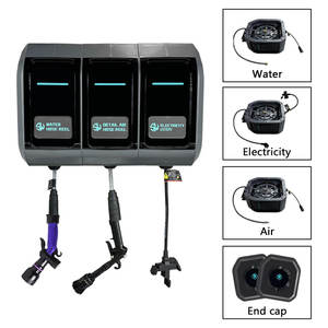 Paquete Completo de Equipamiento para Estudio de Detallado de Autos: Lavadora de Alta Presión, Mezclador de Líquido, Enrollador de Manguera, Aspiradora y Piso Antideslizante - Product Image 3