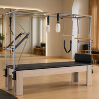 Table de Pilates en bois d'érable pour entraînement commercial en studio, exercices corporels, logo personnalisé, fabricant OEM