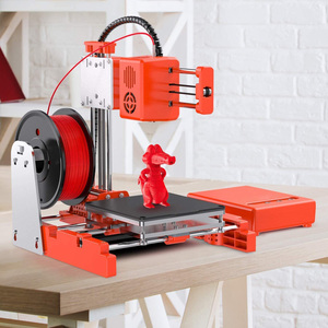 New Mini 3D Printer Home Education Desktop FDM 100x100x100mm Support PLA/TPU One Key Printing Semi-Automatic USB Prototyping