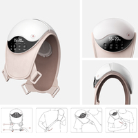 Cinturón eléctrico inteligente para aliviar el dolor, masajeador de hombros con vibración para cuello y calefacción