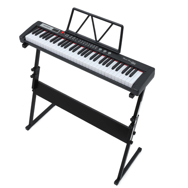China Factory Supply Professional Piano Keyboard 61 Keys Electronic Organ MIDI Piano Suit Church and Performance