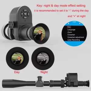 Lucrehulk Thermal Night Vision-4K Langstrecken-Nachtsicht-Thermal fernrohr für die Jagd Mon okular für Erwachsene
