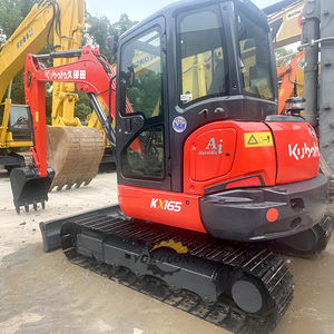 KUBOTA usato KX165 durevole affidabile prestazioni rosso Mini 5.5Ton 6Ton 5.5 6 T escavatore per la Pipeline posa - Product Image 2