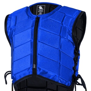 <span class=keywords><strong>Gilet</strong></span> de protection équestre transfrontalier coloré pour l'équitation, en tissu synthétique mélangé 100 % polyester pour le corps - Product Image 4