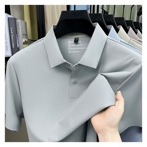เสื้อโปโลผู้ชายแบบถักน้ำหนักเบา 160 กรัม รุ่นสั่งทำพิเศษ OEM ODM แขนยาว คอปก รับผลิตแบรนด์ส่วนตัว - Product Image 3