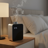 Diffuseur d'arômes intelligent pour hôtel avec affichage de l'heure, commande par application et distribution automatique d'huiles essentielles