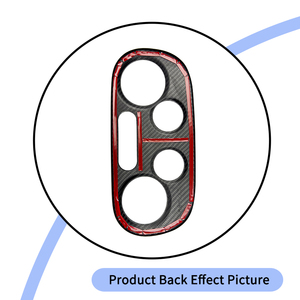 Panel de Control de Aire Acondicionado de Fibra de Carbono Real para <span class=keywords><strong>Fiat</strong></span> <span class=keywords><strong>Abarth</strong></span> <span class=keywords><strong>500</strong></span> 2007-2015, Accesorios Interiores - Product Image 4