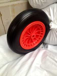 Roues en polyuréthane Maxtop pas chères de 14 pouces, roues en mousse PU 350-8 pour <span class=keywords><strong>brouette</strong></span>/remorque de jardin/chariot à main, 3.50-8 pour la manutention des matériaux - Product Image 6