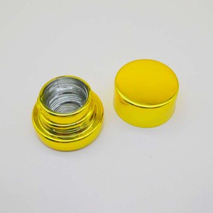 Trung Quốc 1g 5G Vàng tập trung ít chiết xuất thủy tinh lọ mạ điện trẻ em bằng chứng thủy tinh container hoa khô Rosin 5ml vàng Jar - Product Image 1