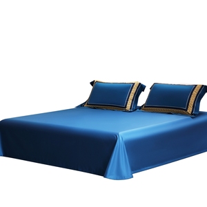 Victoria màu xanh chắp vá <span class=keywords><strong>Jacquard</strong></span> tinh khiết bông 4 PCS Bộ đồ giường thiết lập - Product Image 1