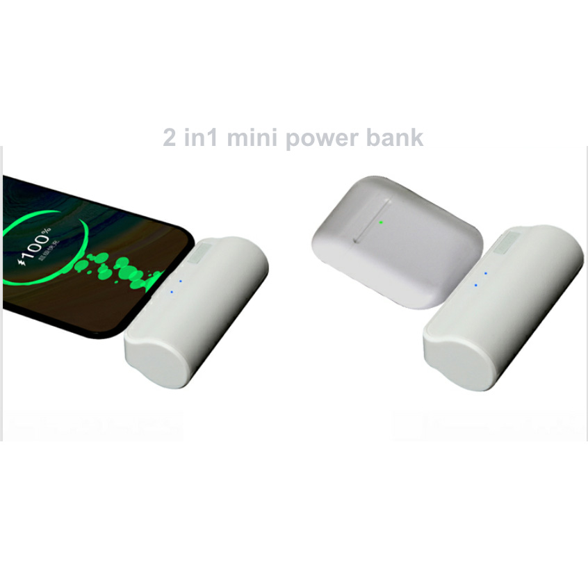 Мини Портативный 3300 мА/ч, литий-ионный аккумулятор поддержка пользовательских для телефона наушники перезаряжаемые дополнительное внешнее портативное зарядное устройство, зарядное устройство
