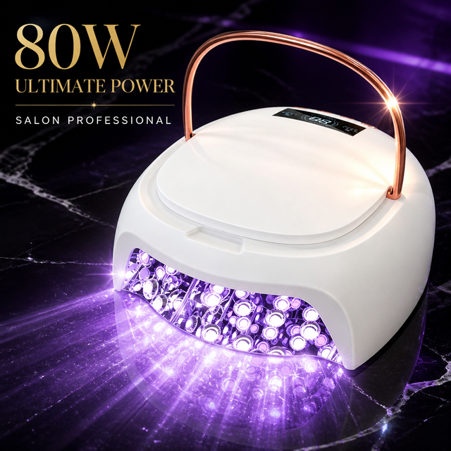 Sunnail Hot Selling Uv Led Nail Lamp 80w Rechargeable Professional Curing Lamp With 4 Timer Setting Touch Screen Salon&home Use