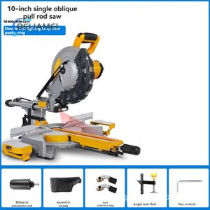 <span class=keywords><strong>Scie</strong></span> <span class=keywords><strong>à</strong></span> <span class=keywords><strong>onglet</strong></span> coulissante de 10 pouces avec guide laser <span class=keywords><strong>et</strong></span> éclairage LED, machine de découpe inclinée pour aluminium, <span class=keywords><strong>bois</strong></span> <span class=keywords><strong>et</strong></span> <span class=keywords><strong>métal</strong></span> - Product Image 2
