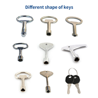 Serrure de porte triangulaire mécanique CNC JK600 pour stations-service
