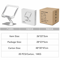 Support métallique personnalisé pas cher, support pour téléphone et ordinateur portable en aluminium