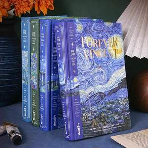 Bloc-notes XinyiArt A5 relié rigide, série Van Gogh, 144 feuilles, 90 g/m², pages vierges, carnet de croquis pour artiste, carnet de dessin - Product Image 1