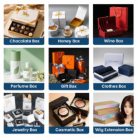 Boîte cadeau de luxe pour macarons et chocolats, impression personnalisée sur papier, boîte à bonbons en chocolat, emballage personnalisé pour boîte à macarons