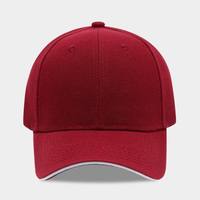 Gorra de Béisbol Unisex de 6 Paneles, Lisa, de Algodón, Talla Ajustable, Visera Curva, Gorras de Béisbol Comunes, Precio de Fábrica, MOQ