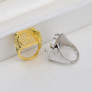 Anillo Hueco de Plata S925 Hecho a Mano con Incrustaciones de Encaje de Flores y Hojas, Perla Barroca, Accesorio de Joyería DIY, Tamaño 3mm 1693 - Product Image 1