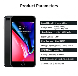 iPhone 8/8 Plus Original de <span class=keywords><strong>Apple</strong></span>, Desbloqueado, Varios Colores, 64GB/256GB, Pantalla y Cuerpo Originales, Suministro al por Mayor - Product Image 3
