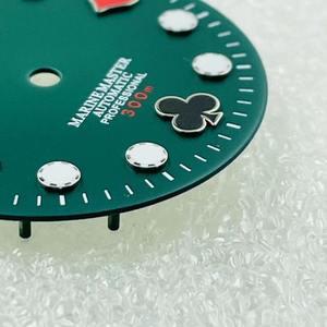 Nuevo Dial de Lujo para NH36/NH35, Verde Luminoso, para Reloj de Buceo, 28.5mm, Movimiento Mecánico de Metal, Sin Calendario - Product Image 5
