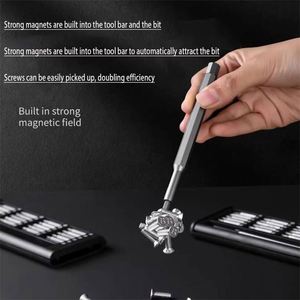 Juego de Destornilladores Pequeños 25 en 1, Kit de Herramientas Magnéticas con Puntas de Acero Phillips+Torx+Plana, Mango de Plástico, OEM - Product Image 4