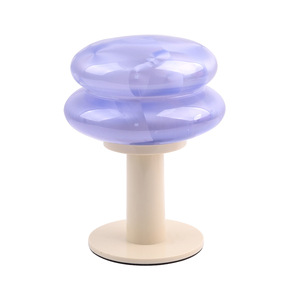 Lámpara de Mesa Recargable con Forma de Hongo y Tarta de Huevo, Perfecta <span class=keywords><strong>para</strong></span> Dormitorio, Estudio o Mesita de Noche; una Luz Nocturna de Escritorio de Ensueño y Ambiente. - Product Image 2