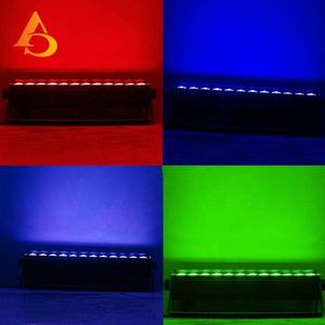 Barre lumineuse LED RVBW DMX en aluminium moulé sous pression pour éclairage mural intérieur, vente en gros - Product Image 6