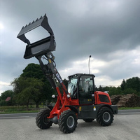 CE Everun Hoflader ER416 1,6-Tonnen Mini-Radlader für Landwirtschaft und Bau mit Frontschaufel