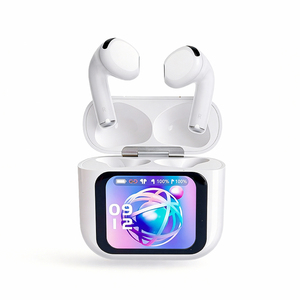 Earphone Pintar Tws Tahan Air Berkualitas Tinggi dengan Layar Sentuh dan Penerjemah Bahasa Real Time - Product Image 1