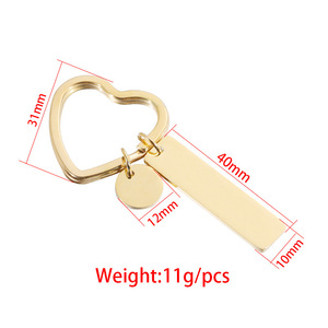 Regalo de San Valentín, Llavero de Moda con Monedero en Forma de Corazón de Acero Inoxidable Resistente al Agua y al Deslustre, para Parejas Enamoradas - Product Image 4