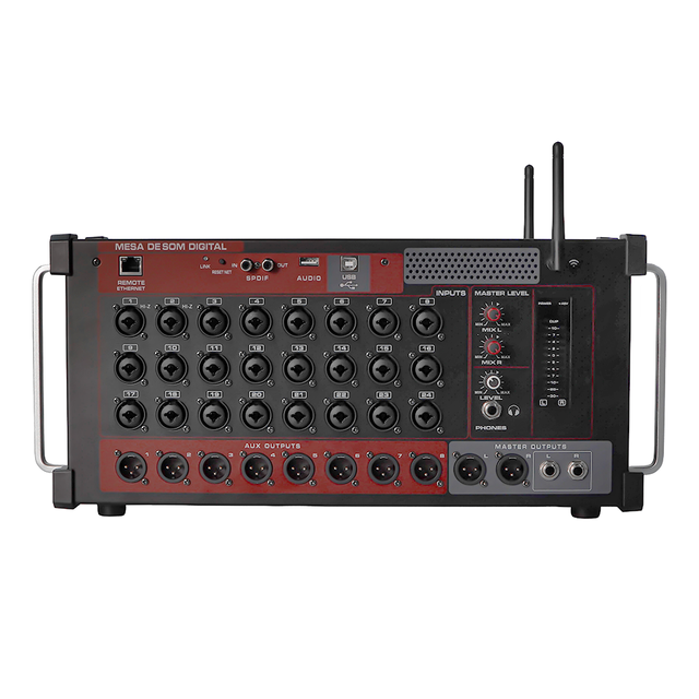 AFS24 Professional 24-Channel Digital Rackmount Mixer Audio Stage Box White Wireless Wi-Fi & BT Remote Control Tablet-controlled