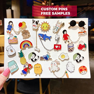 カスタムデザイン 金属工芸品 金メッキ 衣料用ハット メタル ソフト・ハード クリスマスエナメルピン カスタムラペルエナメルピン ブローチ - Product Image 1