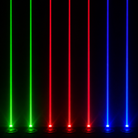 Lumière laser intégrée au plafond RGB, contrôle programmable DMX512, éclairage d'ambiance pour scène, club, bar, événement, spectacle
