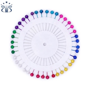 <span class=keywords><strong>Épingle</strong></span> à coudre de tête de perle décorative colorée arc-en-ciel RTS 36mm - Product Image 2