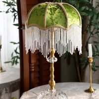 Classique européen luxe LED cristal lampe de Table éclairage étude lecture rétro chevet lampe décoration veilleuse